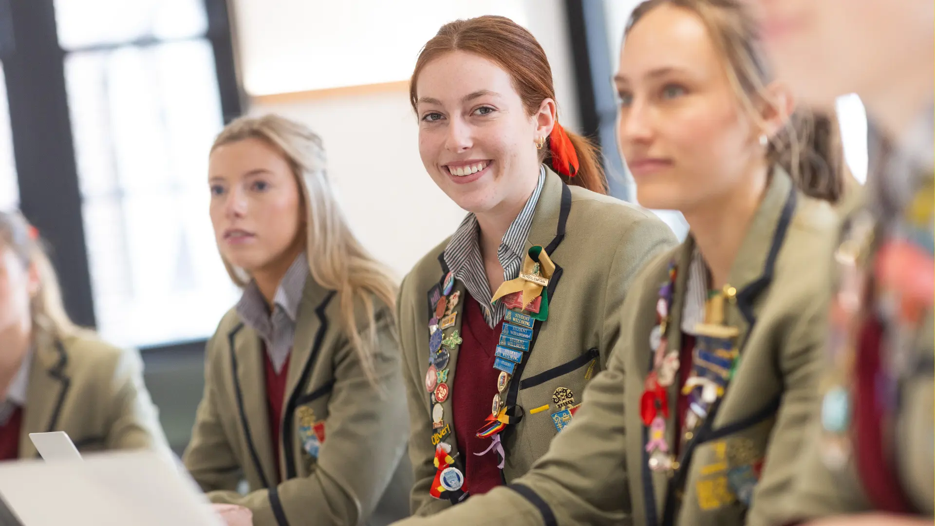 Students at Firbank Grammar School engaged in a classroom